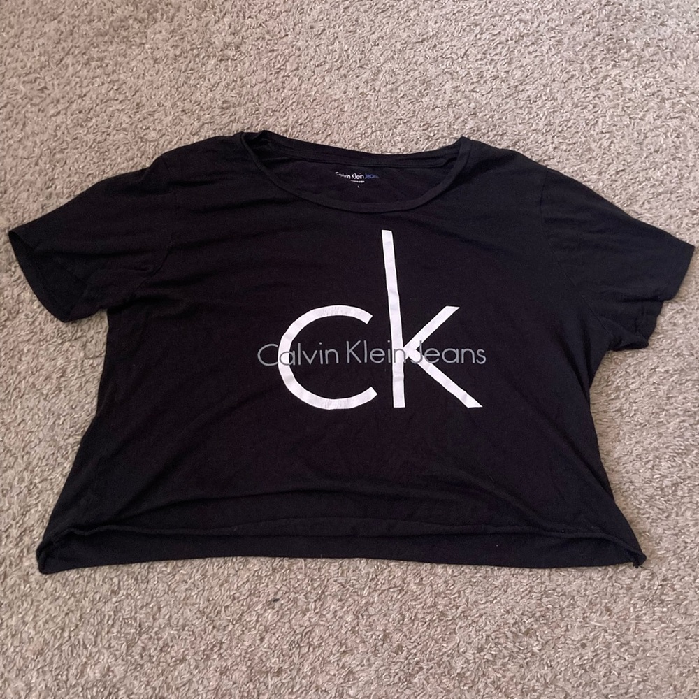 CK Cropped Tee